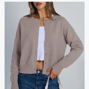 NWT Trendy Queen Cropped Cardigan Sweaters for Women size small